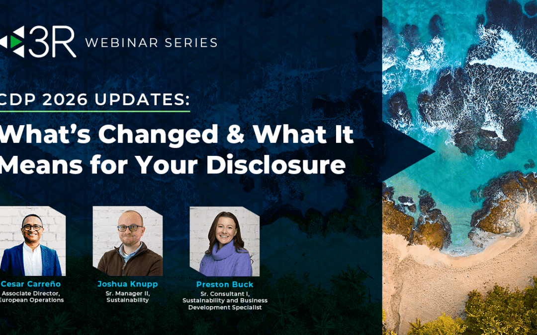 Webinar: CDP 2026 Updates  What’s Changed and What It Means for Your Disclosure