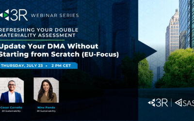 Refreshing Your Double Materiality Assessment