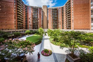 The Point at Silver Spring courtyard