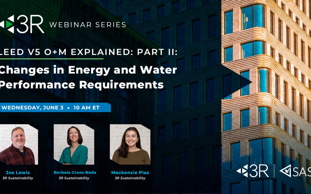 Webinar: LEED v5 O+M Explained – Changes in Energy and Water Performance Requirements
