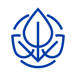 large blue 3r 3 leaf icon